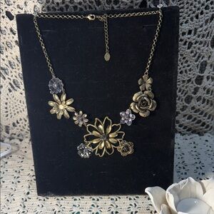 Claire's Gold and Silver Floral Necklace